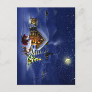 Merry Christmas and Happy New Year! Holiday Postcard