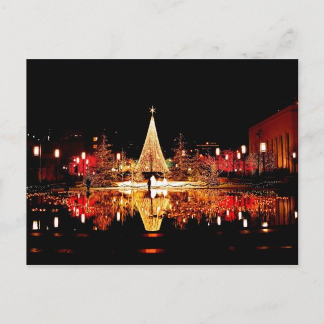 merry christmas and happy new year holiday postcard (Front)