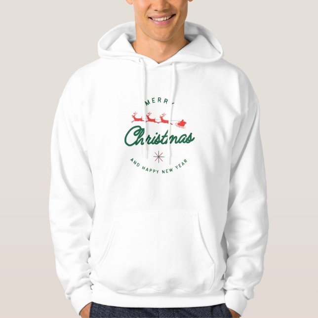 Merry Christmas and happy New Year  Hoodie (Front)