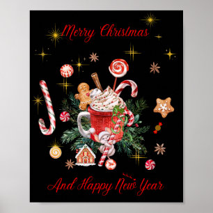 Merry Christmas and Happy New Year Poster