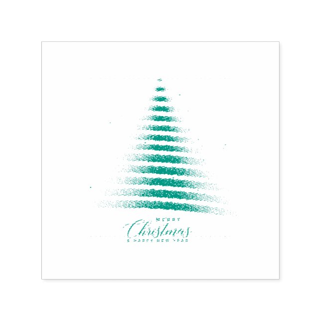 Merry Christmas and Happy New Year Self-Inking  Self-inking Stamp (Design)