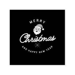 Merry Christmas and Happy New Year Self-inking Stamp