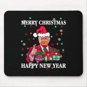 Merry Christmas And Happy New Year Trump Take Amer Mouse Mat
