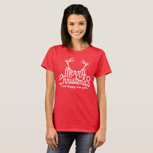 Merry Christmas and Happy New Year Woman Shirt