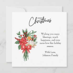 Merry Christmas and Photo Christmas Card