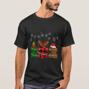 Merry Christmas And Snowflakes Autism Merry Christ T-Shirt