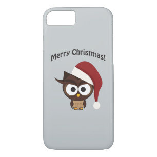 Merry Christmas Angry Owl iPhone 8/7 Case