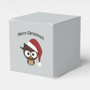 Merry Christmas Angry Owl Favour Box