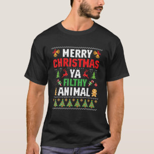 Merry Christmas Animal Filthy Ya Ugly Sweater Styl