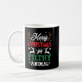 Merry Christmas Animal Filthy Ya Xmas Pajama  Coffee Mug