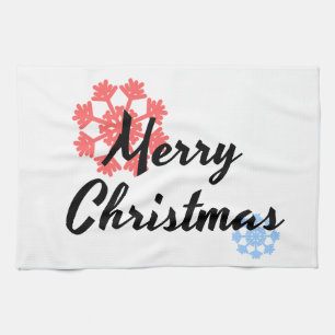 Merry Christmas. Apparel for men and women. T-shir Tea Towel