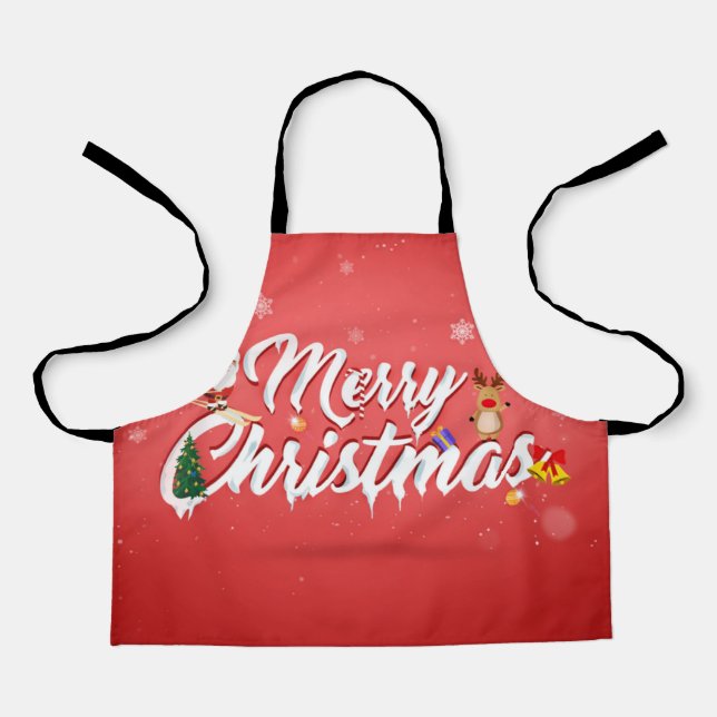 Merry christmas apron (Front)