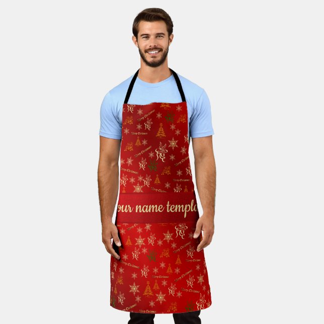 merry christmas  apron (Worn)