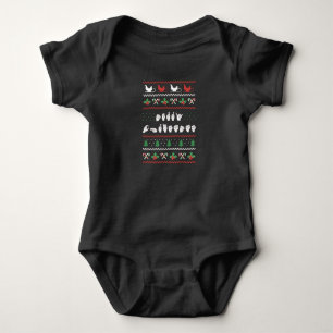 Merry Christmas - ASL American Sign Language I Baby Bodysuit