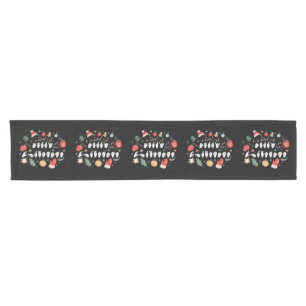 Merry Christmas - ASL American Sign Language III Short Table Runner