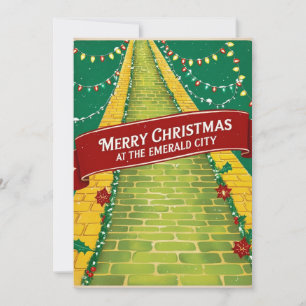 Merry Christmas at the Emerald City  Invitation