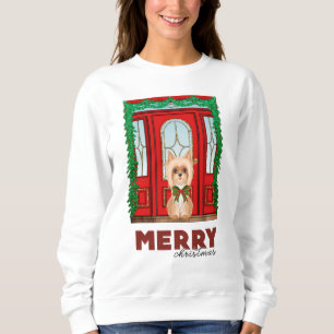 Merry Christmas Australian Silky Terrier Sweatshirt