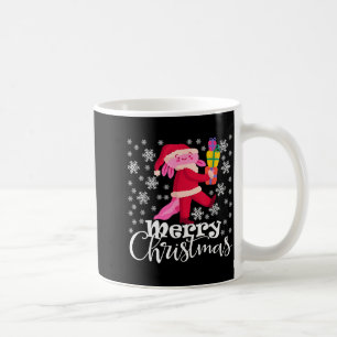 Merry Christmas Axolotl Funny Christmas Snowflakes Coffee Mug