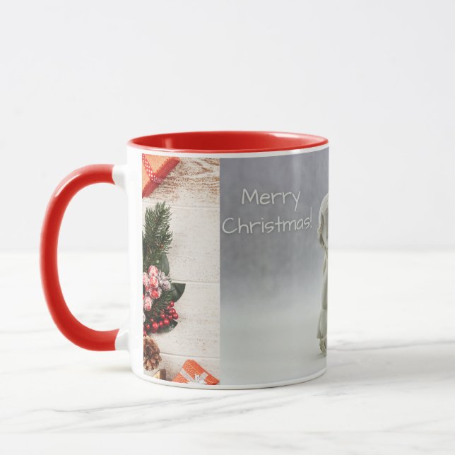 Merry Christmas Baby Angel Mug (Left)