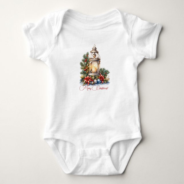 Merry Christmas! Baby Bodysuit (Front)