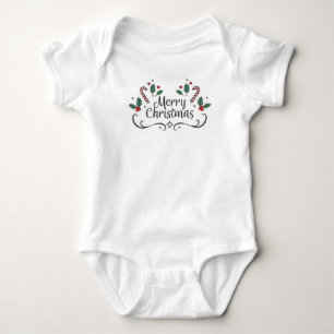Merry Christmas Baby Bodysuit