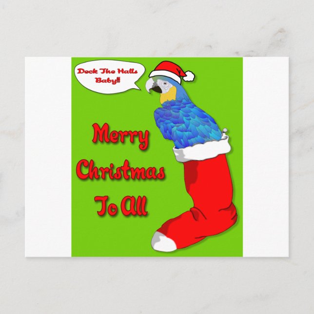 Merry Christmas Baby Holiday Postcard (Front)