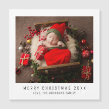 Merry Christmas Baby Kids Photo Gift Keepsake Idea