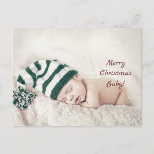 Merry Christmas Baby Postcard