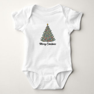 Merry Christmas Babysuits Baby Bodysuit
