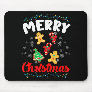 Merry Christmas Bakers With Cookies - Merry Christ Mouse Mat