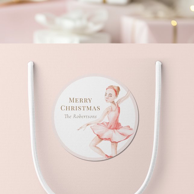 Merry Christmas Ballerina Sticker (Creator Uploaded)