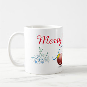 Merry Christmas balls and Music Mug