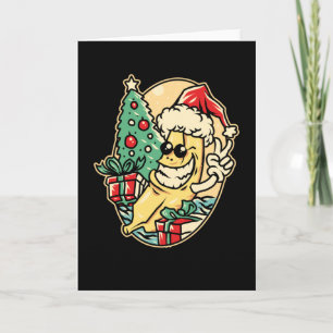 Merry Christmas Banana Card