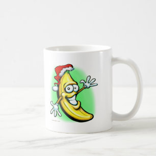 Merry Christmas Banana Happy New Year Coffee Mug