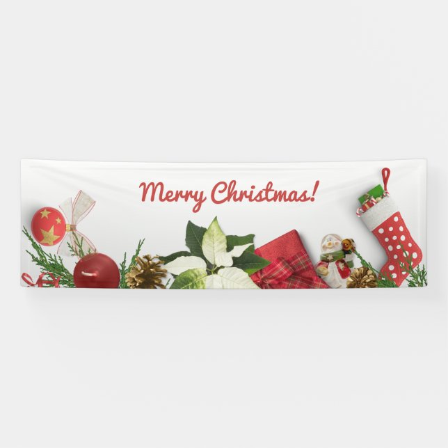 Merry Christmas Banner (Horizontal)