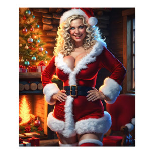 Merry Christmas Barrack Block Poster 