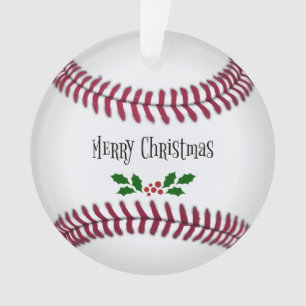 Merry Christmas, Baseball-Theme, Ornament