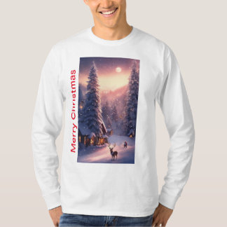 Merry Christmas Basic Long Sleeve T-Shirt