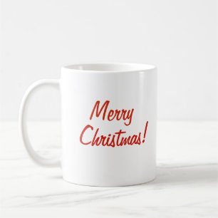 MERRY CHRISTMAS BASIC MUG ( WHITE)