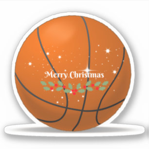 Merry Christmas, basketball holiday design