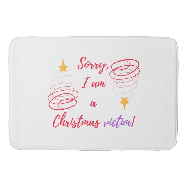 Merry Christmas Bath Mat (Front)