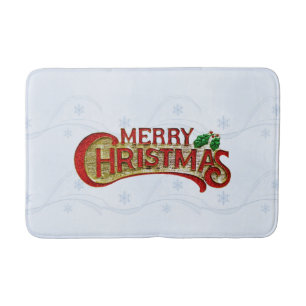 Merry Christmas Bath Mat