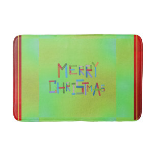 Merry Christmas Bath Mat