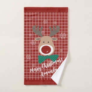 Merry Christmas!  Bath Towel Set