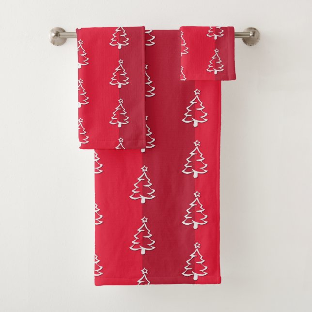 Merry Christmas Bath Towel Set (Insitu)