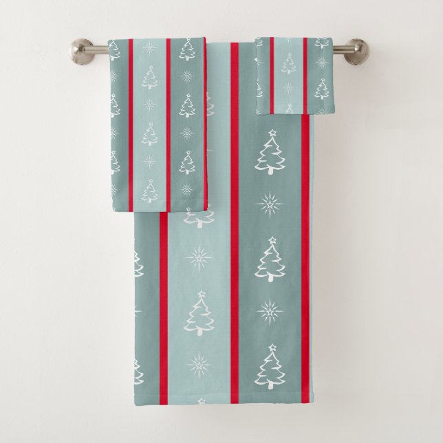 Merry Christmas Bath Towel Set (Insitu)