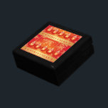Merry Christmas Baubles Red Gold Ornaments Gift Box<br><div class="desc">Merry Christmas Baubles Red Gold Ornaments</div>