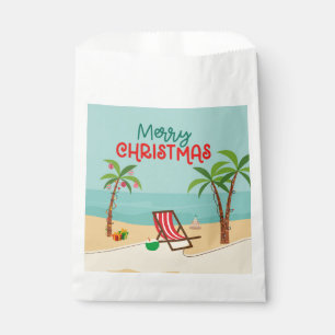Merry Christmas Beach  Favour Bags