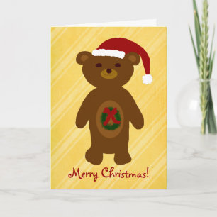 Merry Christmas Bear Christmas Card