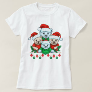 Merry Christmas Bear Squad T-Shirt